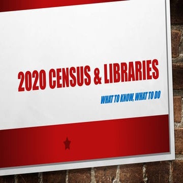Census 2020 webinar