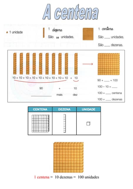 Centena 2º ano- matemática | PDF