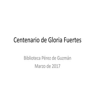 Centenario de gloria fuertes