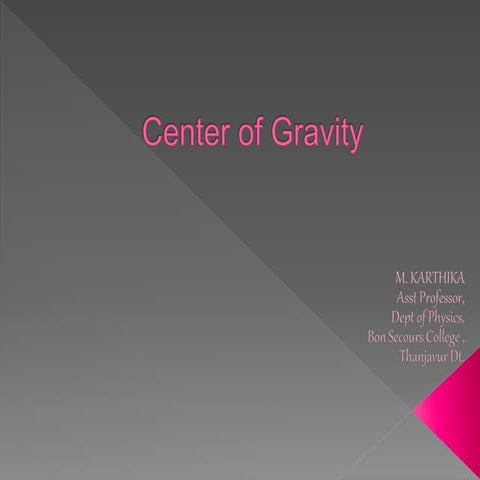 Center of gravity