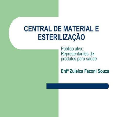  Central de Material e esterelização