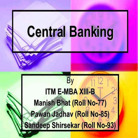 Central Banking (RBI)