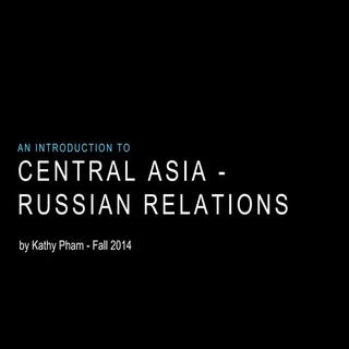 Introduction to Central Asia