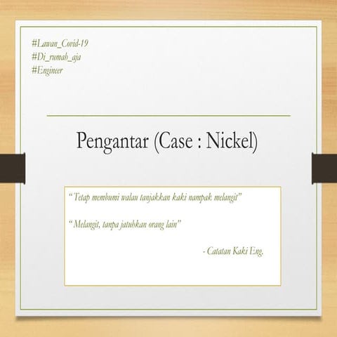 Pekerjaan Mcr Atau Ccr Enggineer Tambang Pptx