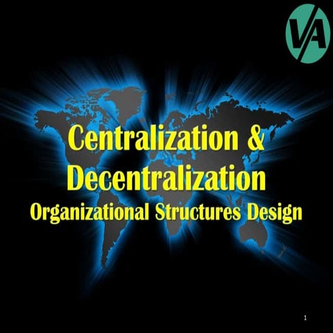 Centralization and Decentralization