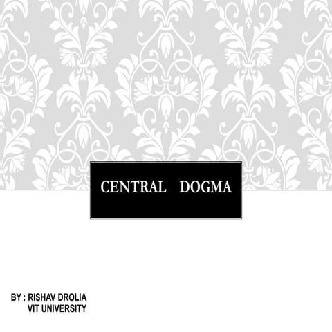 Central dogma