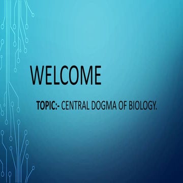 Central dogma
