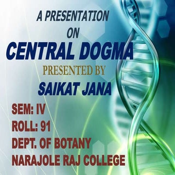Central dogma