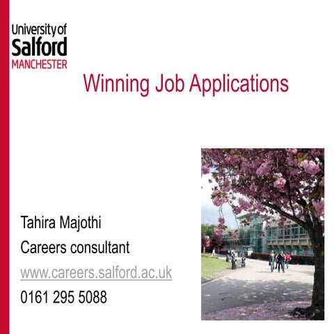 Winning Job Applications 