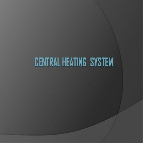 Central steam heating system