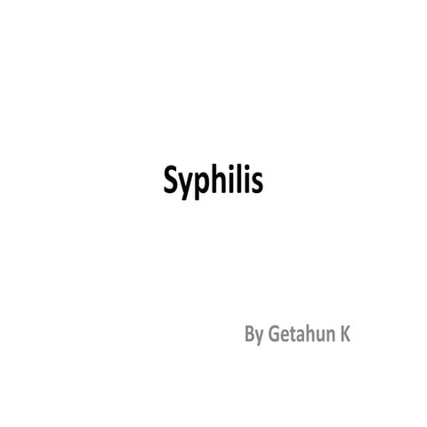 syphilis ppt