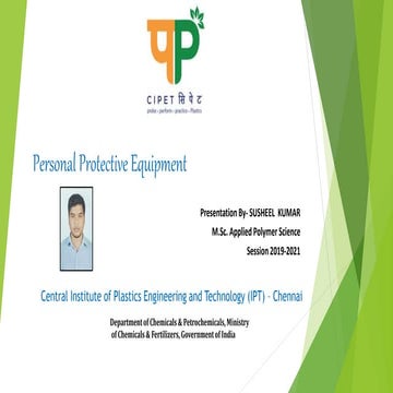 Personal Protective Equipment