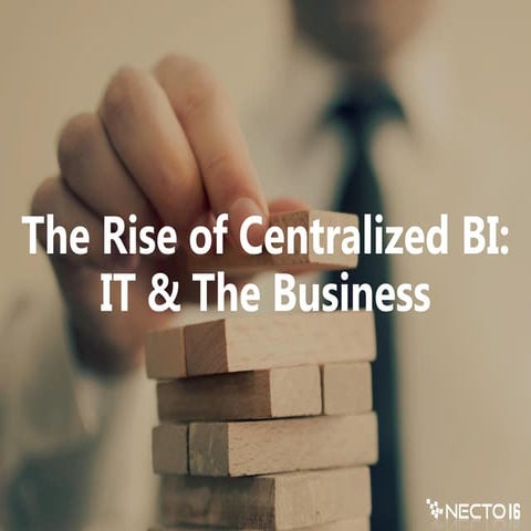 Centralized BI - IT and the Business