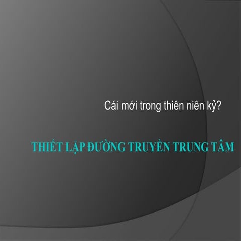 Central line insertion