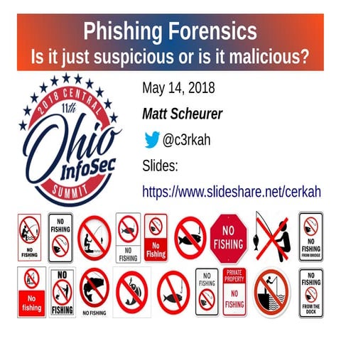 ISSA COISS: : Phishing Forensics - Is it just suspicious or is it malicious?