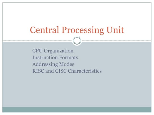 Central processing unit