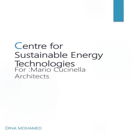 Centre for sustainable energy technologies | PPTX