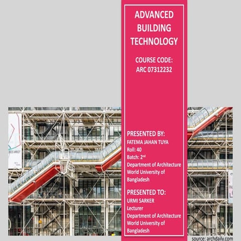 Centre of pompidou | PDF