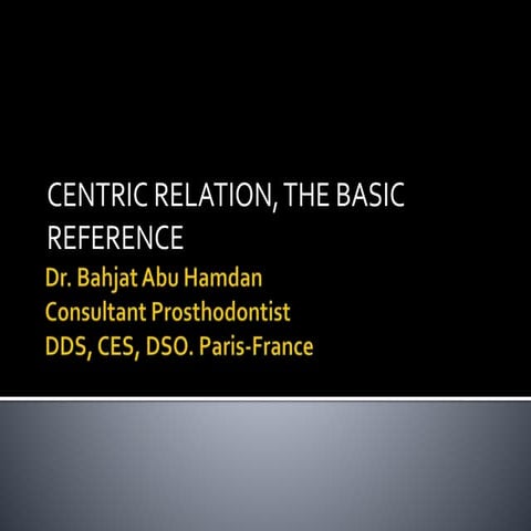 Centric relation