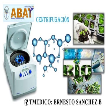 CENTRIFUGACIÓN CLASE 5.pptx LABOARTORIO CLINICO