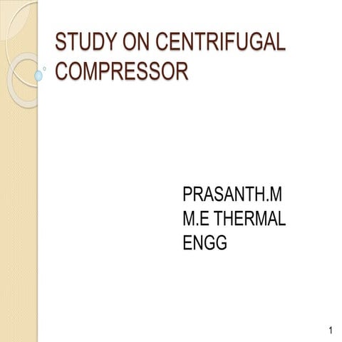 Centrifugal compressor