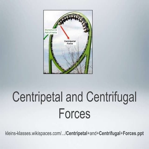 Centrifugal forces 