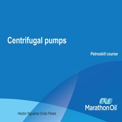 Centrifugal pumps