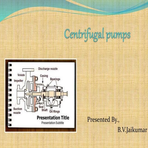 Centrifugal pumps