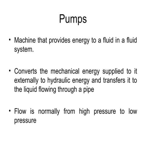 Centrifugal pumps