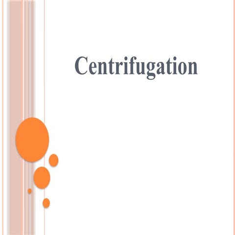 Centrifugation                                   .pptx