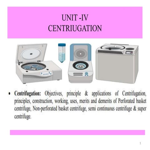 Centrifugation 