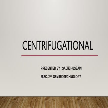 centrifugation and its type  and techniques