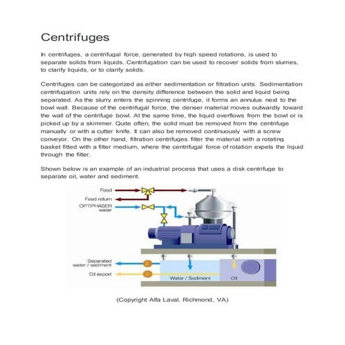 Centrifuges