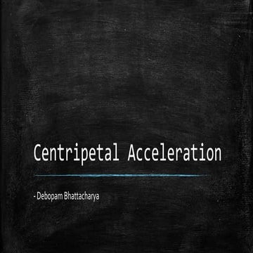 Centripetal acceleration