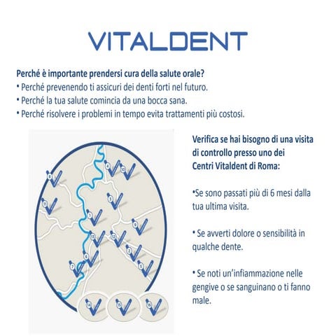 Dove si trovano i Centri Vitaldent di Roma?