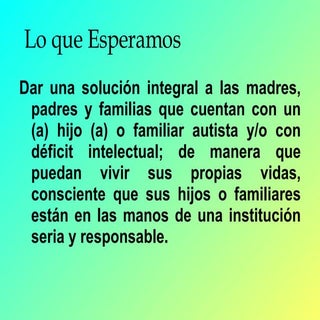 Centro De Vida Independiente Esperamos