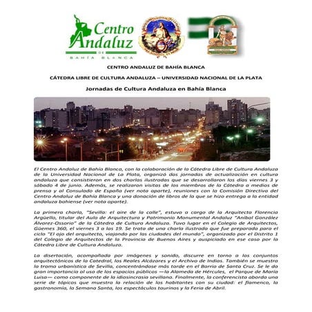 Centro anadaluz de bahía blanca