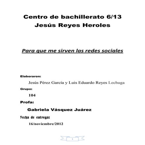 Centro de bachillerato 6