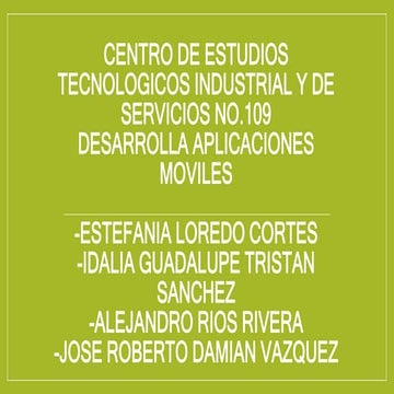 Centro de estudios_tecnologicos_industrial_y_de_servicios(4) | PPT