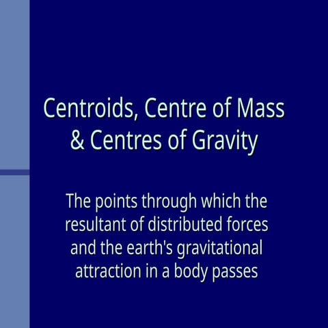 Introduction to centre of gravity and.ppt