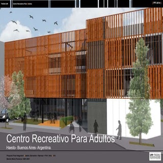 Centro recreativo para adultos   ba...