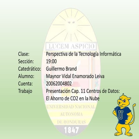 Centros de datos el ahorro de co2 en la nube Cap 11