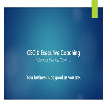 CEO & Executive Coaching