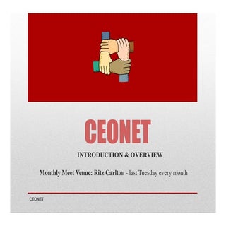 CEONET Introduction & Overview