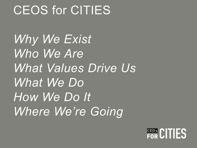 CEOs for Cities 