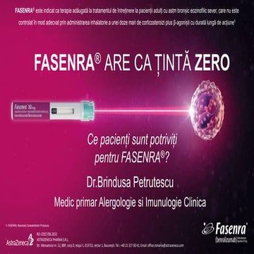 Ce pacienți sunt potriviți _pentru FASENRA- Dr. Brindusa Petrutescu (1 ...