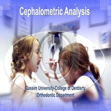 Cephalometric analysis