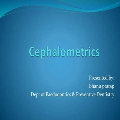 Cephalometrics (hard and soft tissue ) - in detail