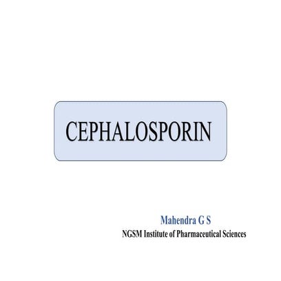 CEPHALOSPORIN.pptx