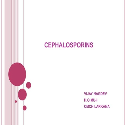 Cephalosporins